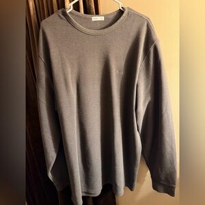 NWOT Katin Gray Long Sleeve Waffle Crewneck Shirt
